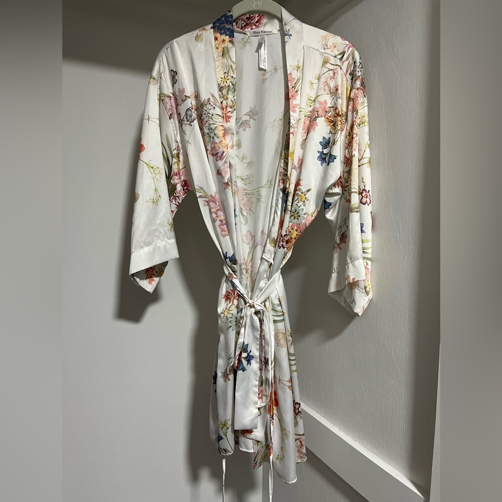 Bridal gown - gorgeous florals and silky